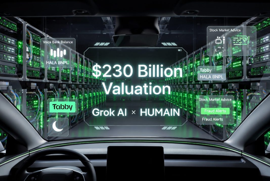 xAI (Elon Musk) $২৩০ বিলিয়ন — Grok দিয়ে সৌদি HUMAIN ডেটা সেন্টার
