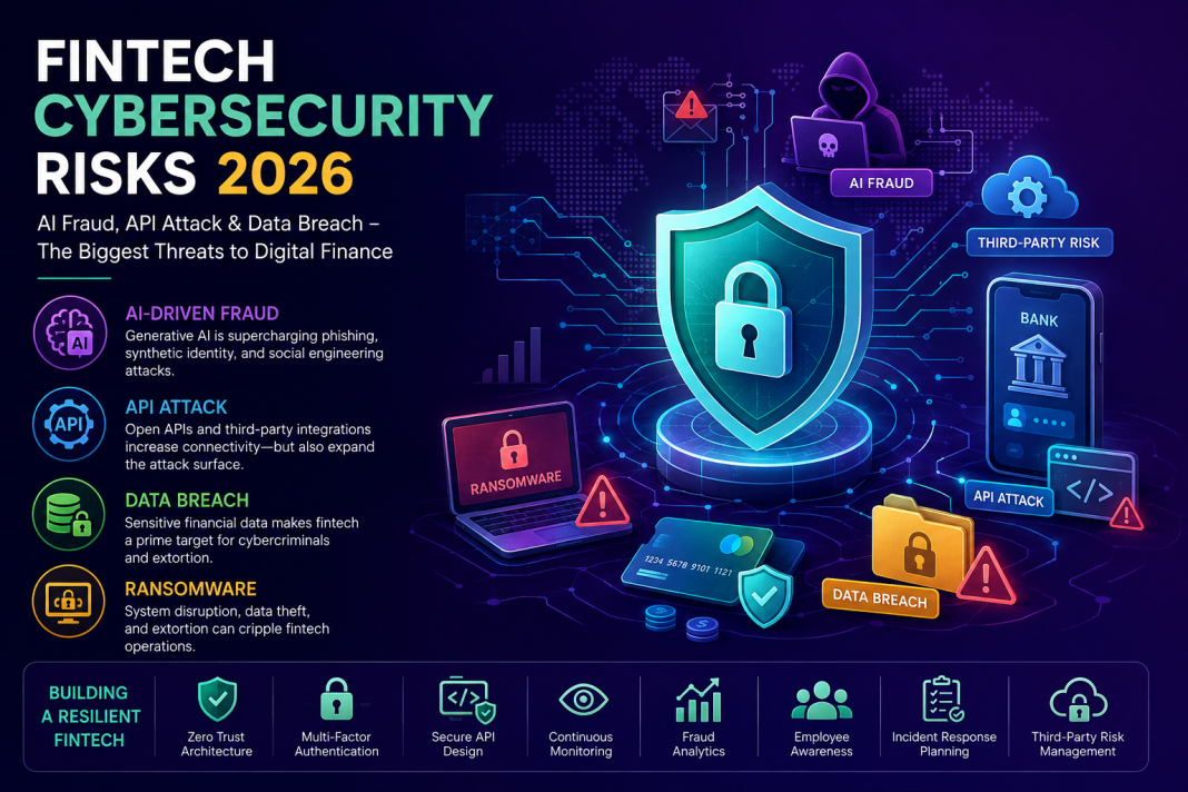 Fintech Cybersecurity Risks 2026: AI Fraud, API Attack ও Data Breach এখন ডিজিটাল ফাইন্যান্সের সবচেয়ে বড় হুমকি