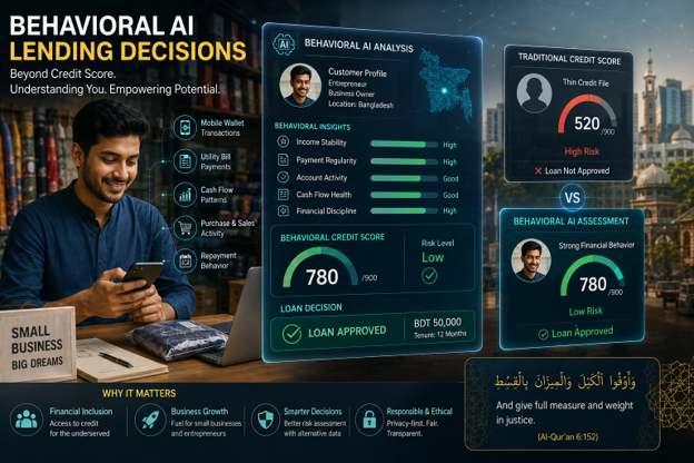Behavioral AI Lending Decisions — ব্যাংক কি এখন আপনার “আচরণ” দেখে Loan দেবে?