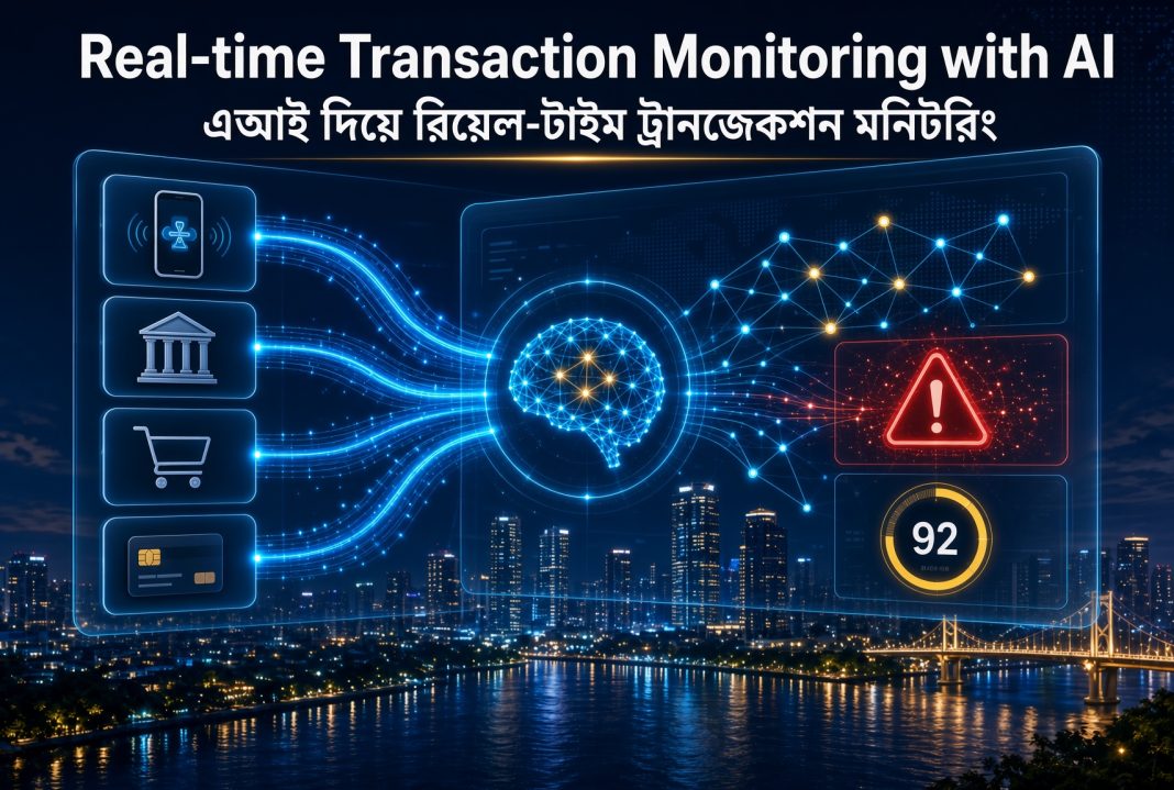 AI দিয়ে Real-Time Transaction Monitoring