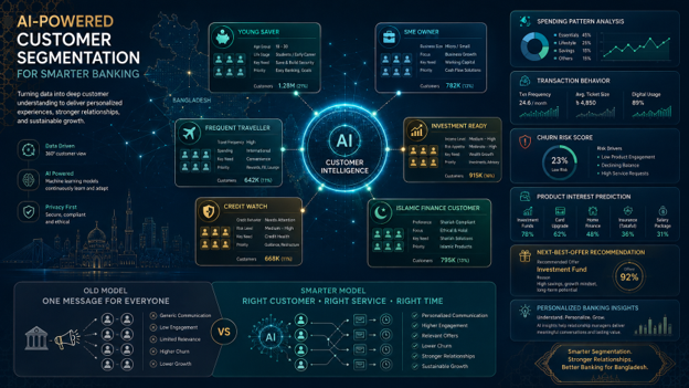 Customer Segmentation via AI — ব্যাংক কি এখন প্রত্যেক Customer-কে আলাদাভাবে চিনবে?